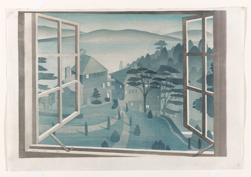 View from a Window, Meryl Watts, c. 1920s–early 1930s