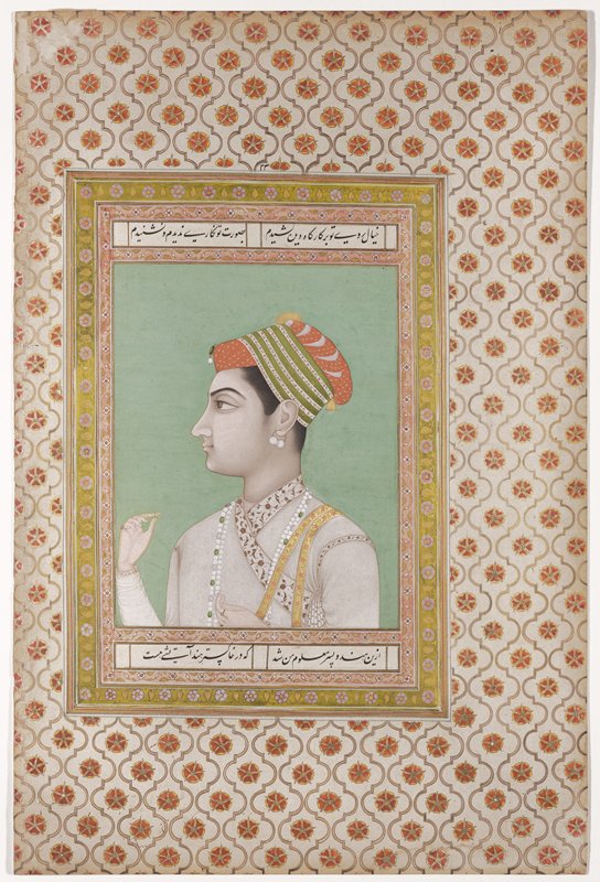 Bust portrait of an idealized youth, Hunhar II, c. 1735–40