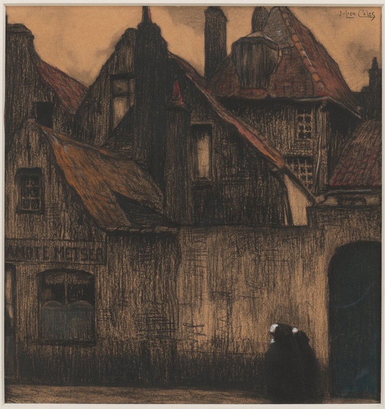 The Dead City, Bruges (Die tote Stadt, Brügge), Julien Celos, c. 1911