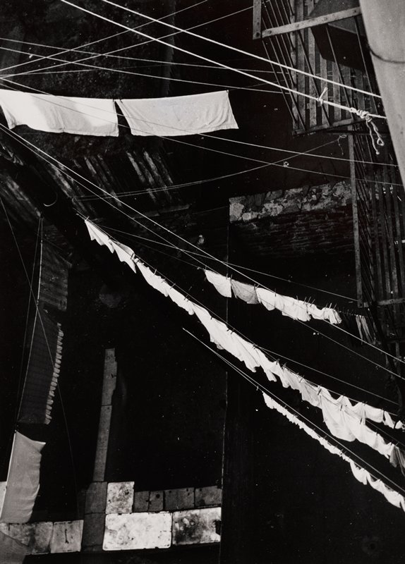 City Light Box Study (laundry), New York, Nathan Lerner, 1944 (printed later)