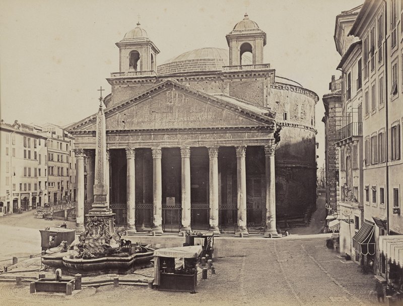 Egyptian obelisk, Rome, James Anderson, c. 1870s