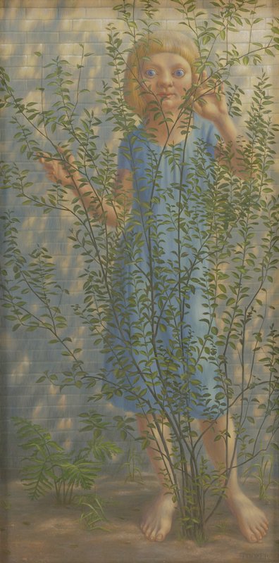 The Artist's Daughter, George Tooker, 1955