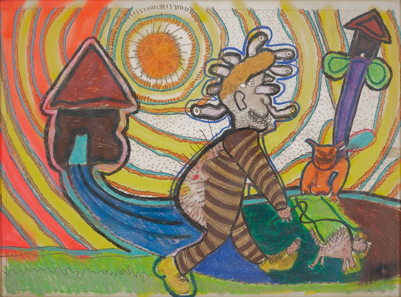 A Great Day for Walking My Lizard, Paul Lamantia, 1966