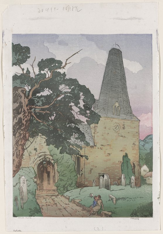 Porlock Church, Allen W. Seaby, c. 1920