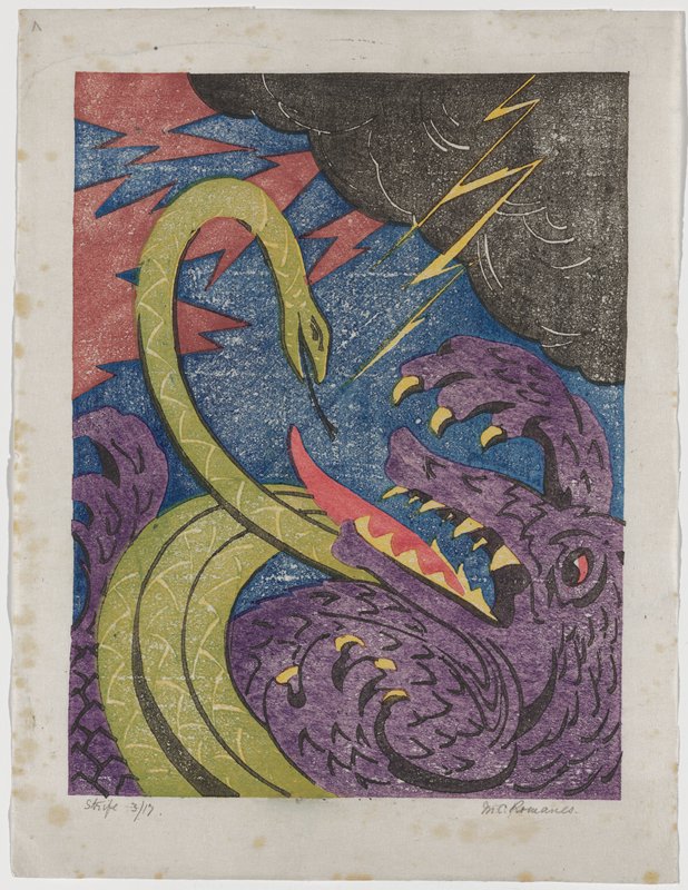 Strife, Margaret C. Romanes, c. 1930