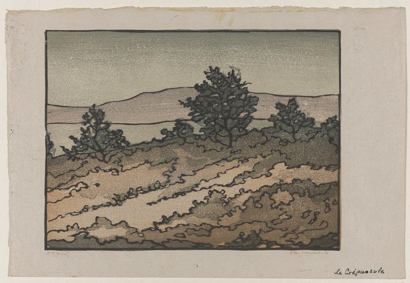 Crepuscule, Andrew Kay Womrath, 1930