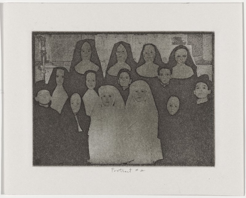 Poor Self Trait #2: Shep [Lower plate], Barbara Rossi, 1970