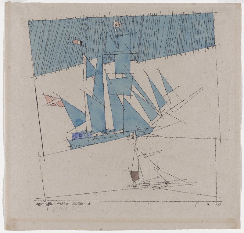 Friedliche Schiffart II, Lyonel Feininger, 1933