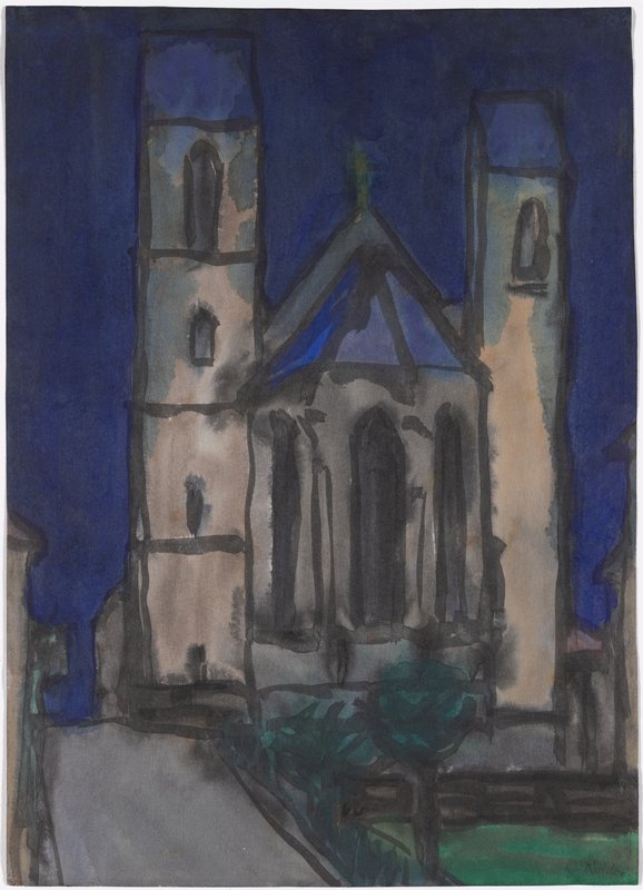 Cathedral, Emil Nolde, c. 1922