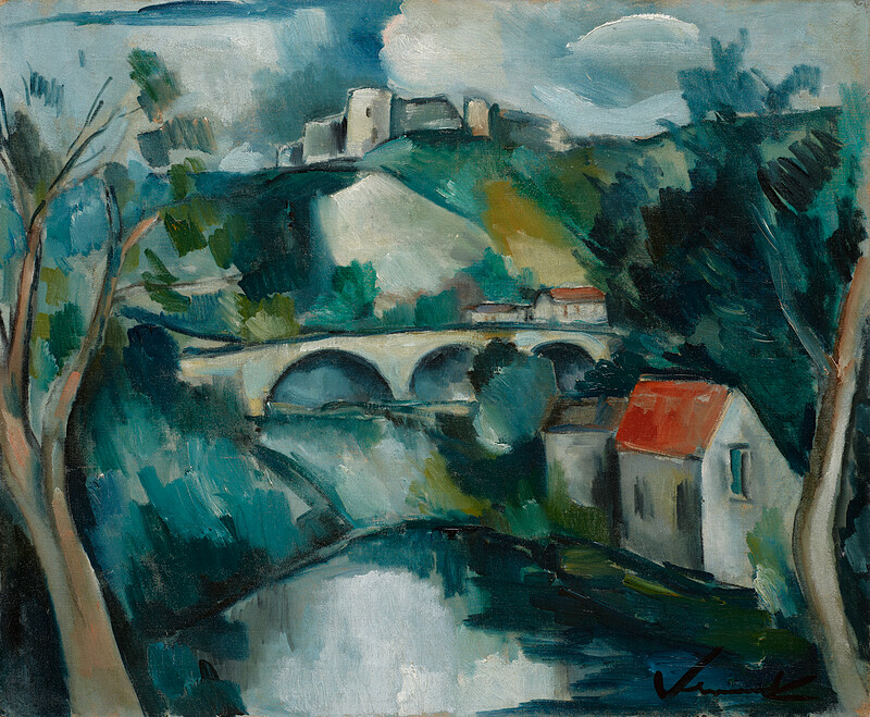Le petit Andelys by Maurice de Vlaminck