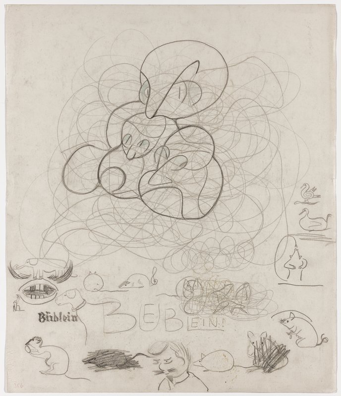 Playing with Curves, Walter Gramatté, 1925 ?