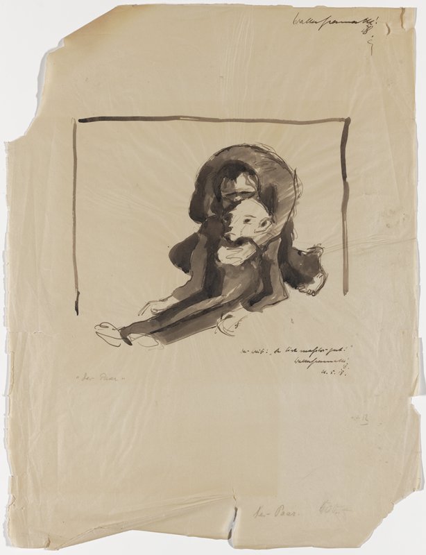 The Couple, Walter Gramatté, 1918
