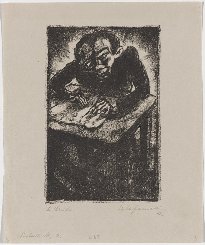 The Titular Council, Walter Gramatté, 1918