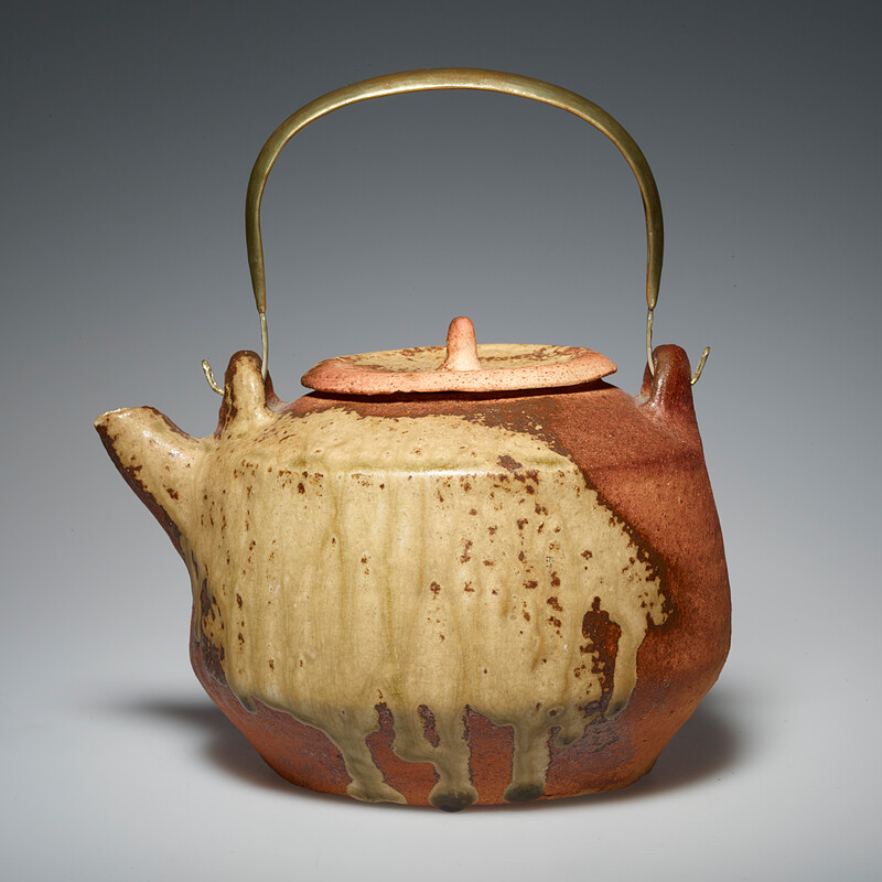 Shigaraki ware tea kettle, Kitaōji Rosanjin | Mia