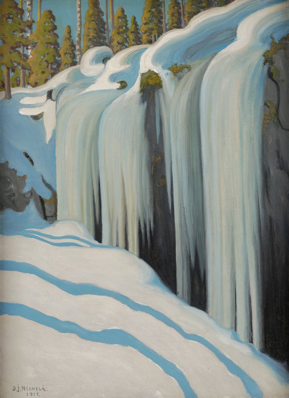 Winter Landscape, David Johannes Niemelä, 1919