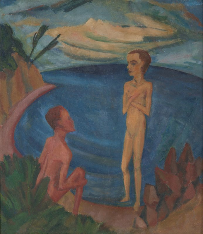 Boys at the Beach, Erich Heckel, 1919