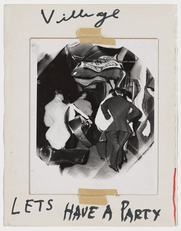 Greenwich Village, Let's Have a Party!, Weegee, c. 1960 (assembled 1968)