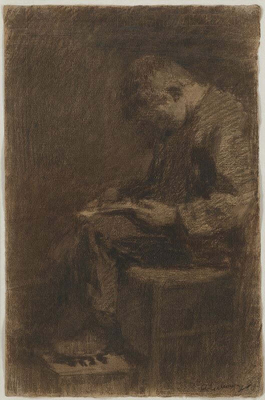 Boy Reading, Albert Lebourg, c. 1885