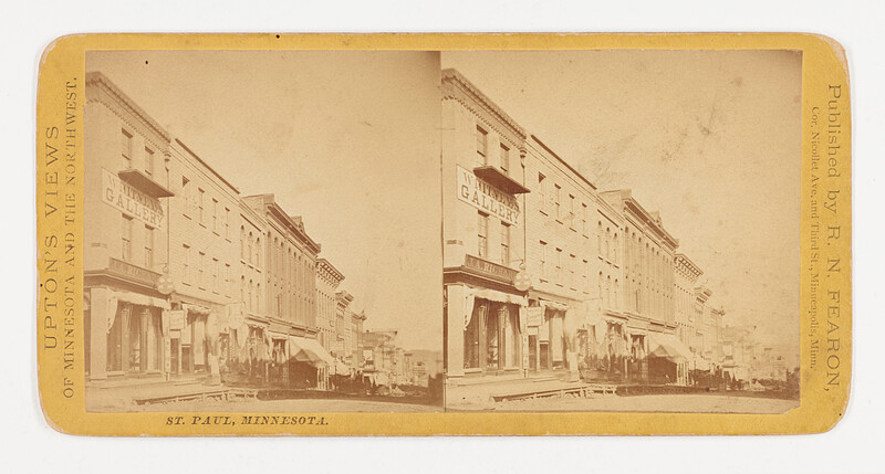 St. Paul, Minnesota, from Upton’s Views of Minnesota and The Northwest, Benjamin Franklin Upton, c. 1860–85