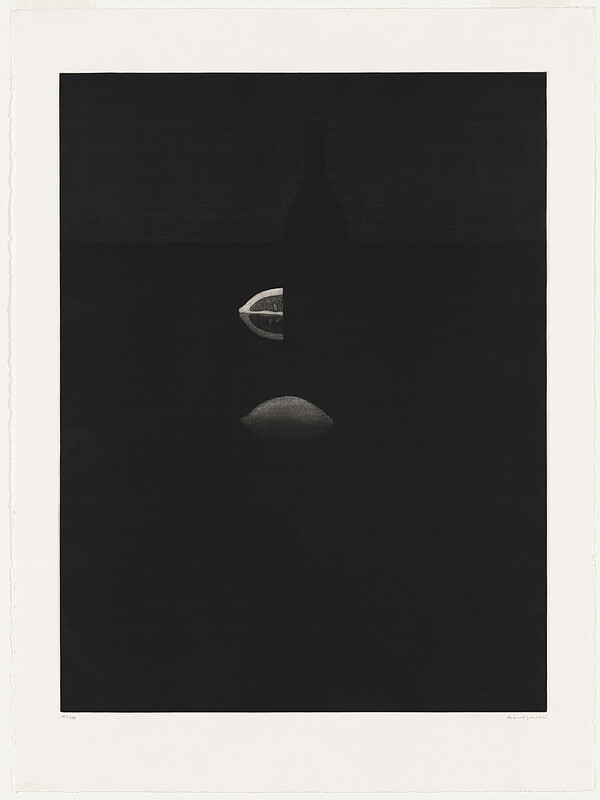 Bottle with Lemon and Quarter Lemon, Hamaguchi Yōzō, 1983
