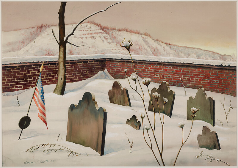 Early Settlers (Graveyard, Ulertown), Кларенс Картер, 1955