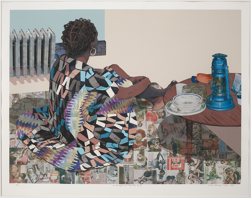 The Beautyful Ones May Have Arrived, Njideka Akunyili Crosby, 2023