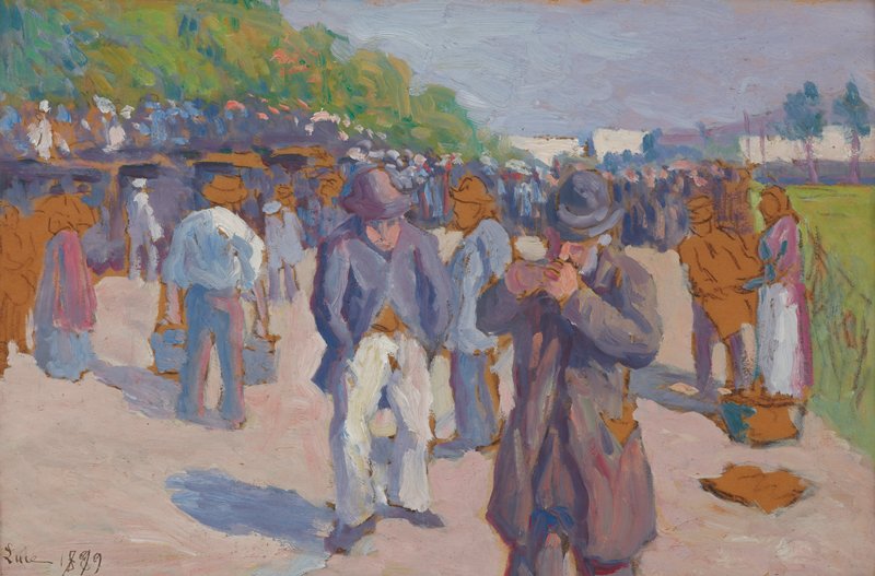 Coins de Paris - Le Petit Betting, Maximilien Luce, 1899