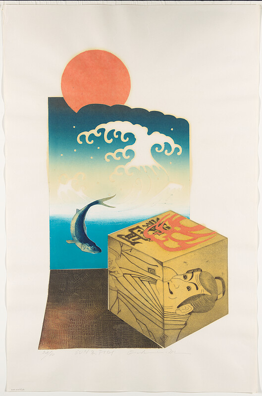 Sun & Fish, Ouchi Makoto, c. 1980