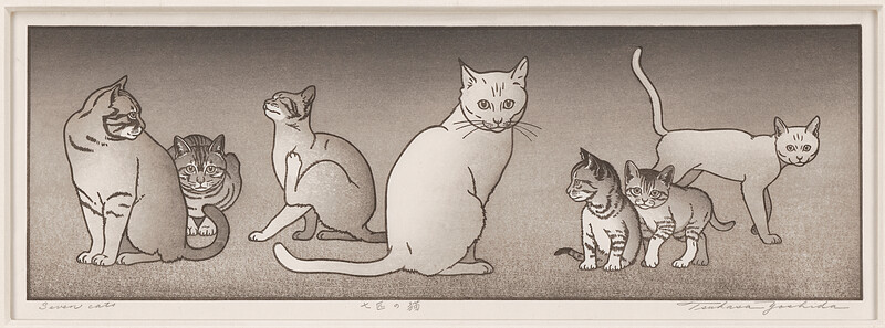Seven Cats, Yoshida Tsukasa, c. 1995