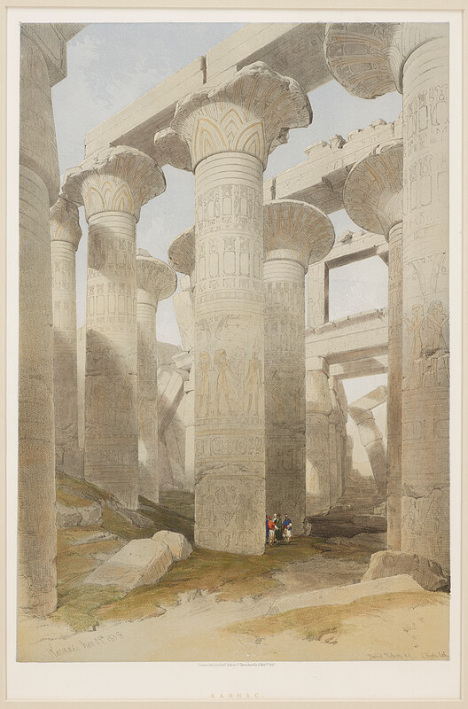 Karnac, David Roberts, 1847