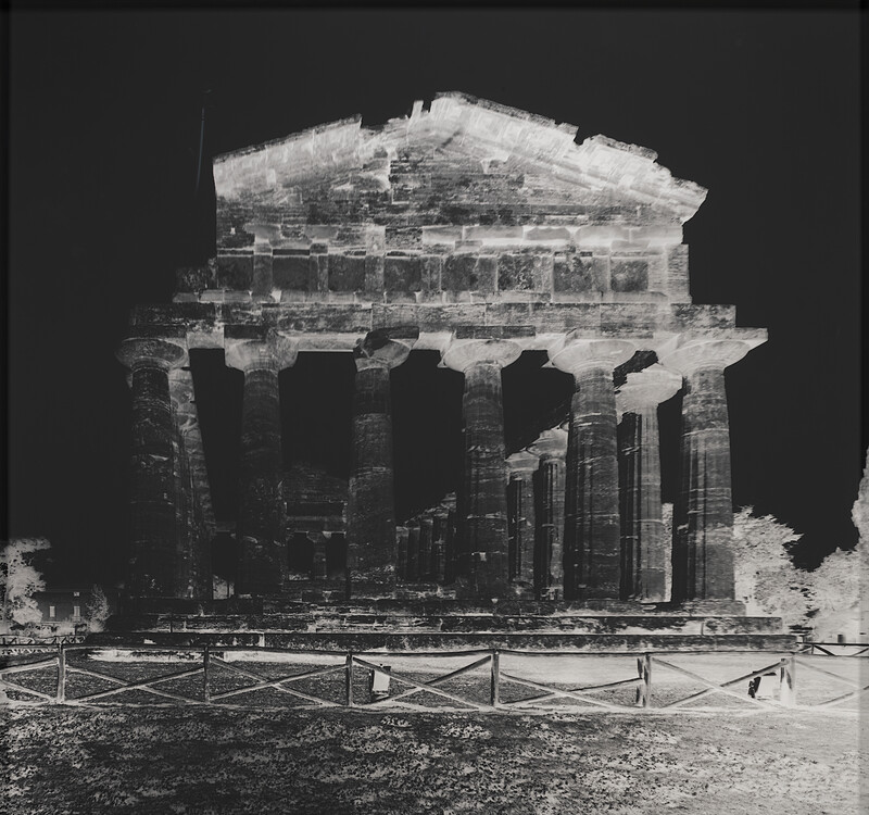Temple of Athena, Paestum, VII: October 12, 2015, Vera Lutter, 2015