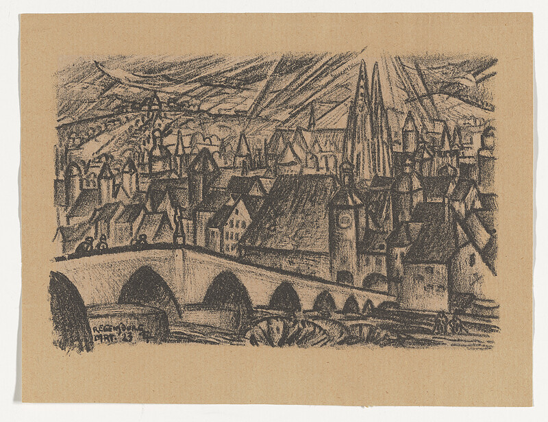 Regensburg, Leo Gestel, 1923
