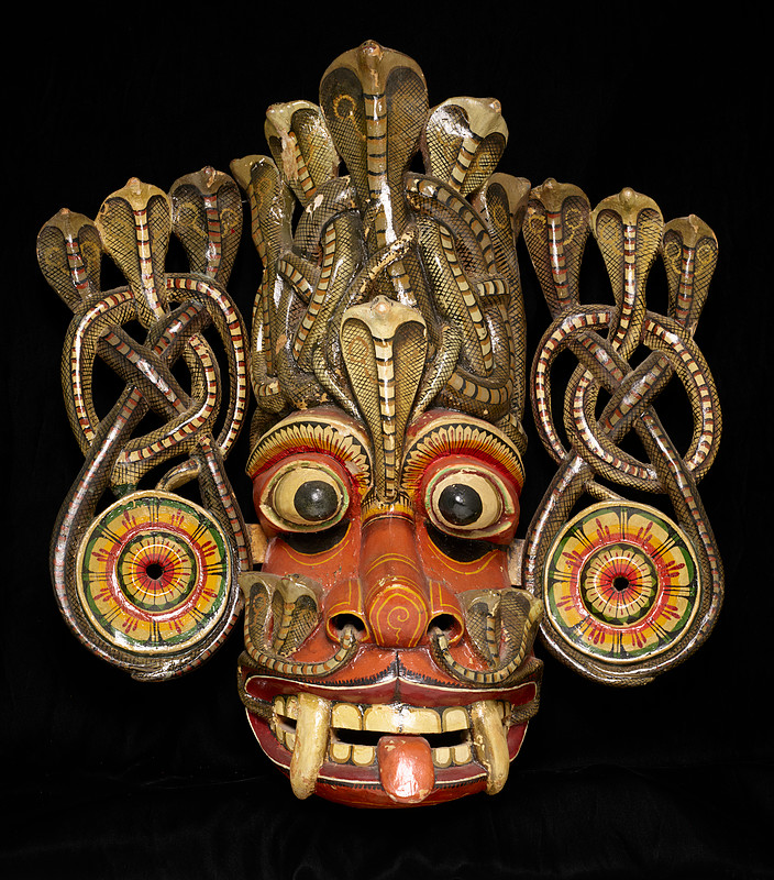 Raksha (demon) mask, late 19th–early 20th century