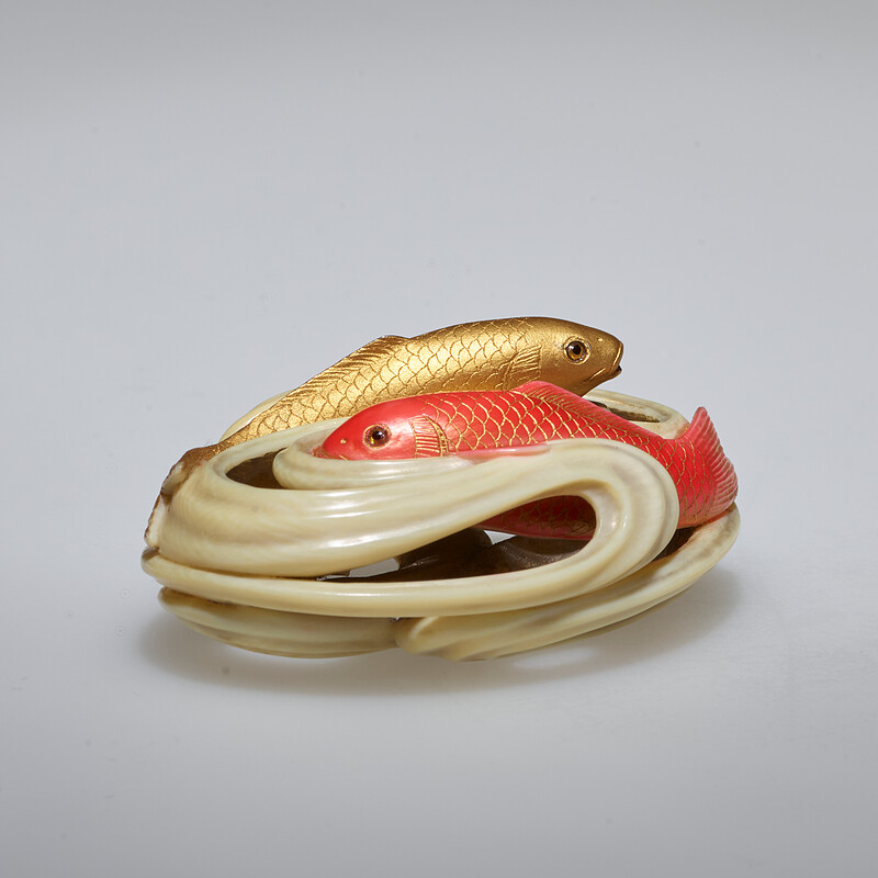 Two Carp, Muramatsu Shingetsu, c. 1984