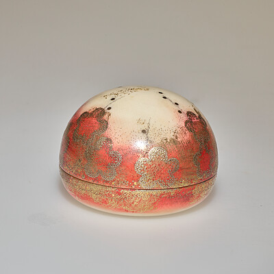 Oily Tea Four-sided Suzubuchi Incense Box, Okuda Kōdō, 1970s–80s