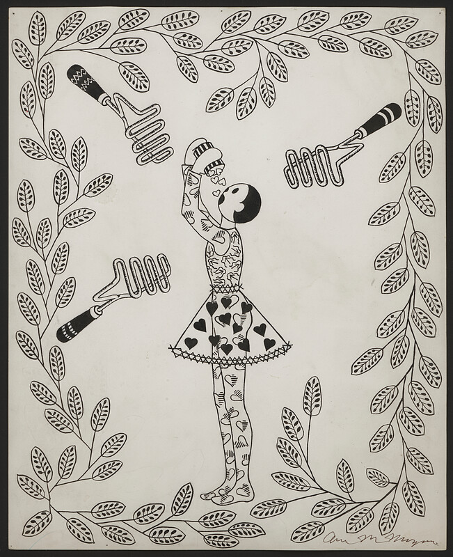 Untitled (Cover design for Art Police Gazette, Vol. 2, No. 1), Ann M. Morgan, 1982