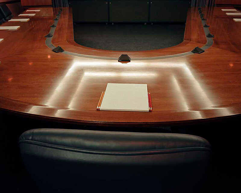 Joint Chiefs of Staff Conference Room, National Military Command Center, the Pentagon, Washington, DC, Paul Shambroom, 1993