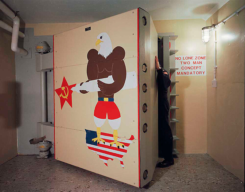 Blast door, 'November 1'  Minuteman II Launch Control Center, Newell, South Dakota, Paul Shambroom, 1992