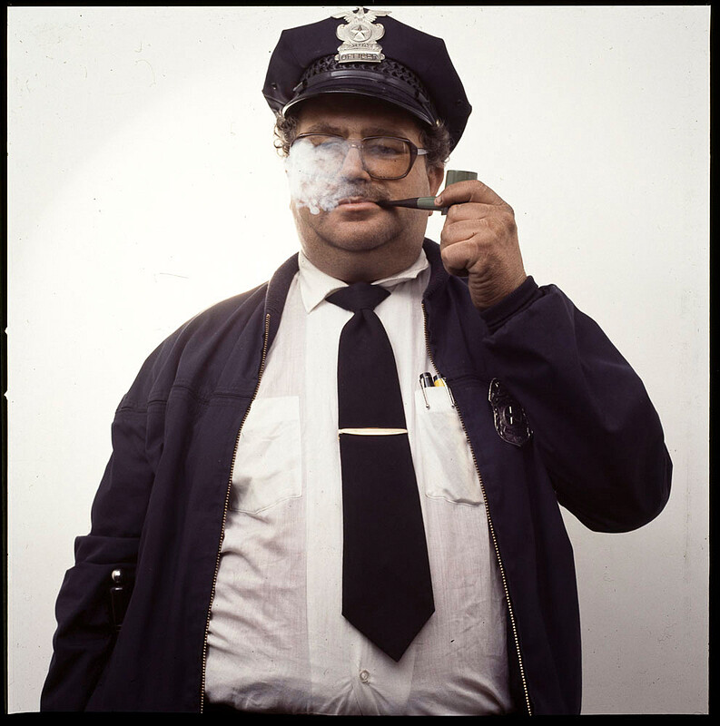 James F. Hietpas, age: 45, occupation: McDonalds Security Guard Mels Security Guard Co., Paul Shambroom, 1979 (printed 2024)