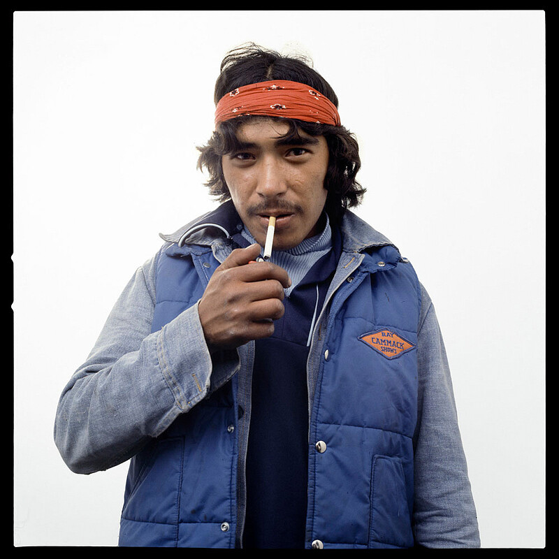 Glen Kaskatagen, age 22, occupation: Carnie, Paul Shambroom, 1979 (printed 2024)