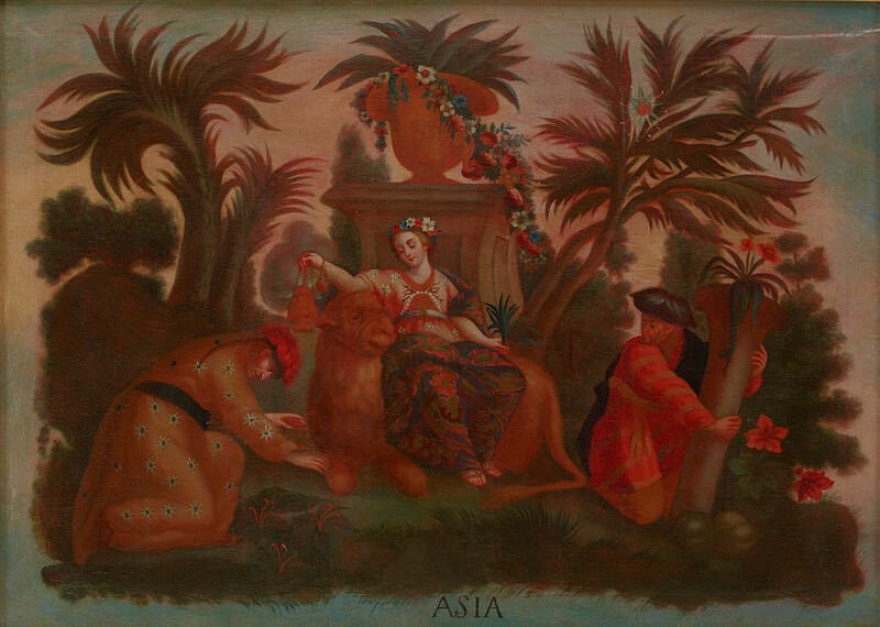 Asia, from Allegories of the Four Continents, Probably Mexico, 1779