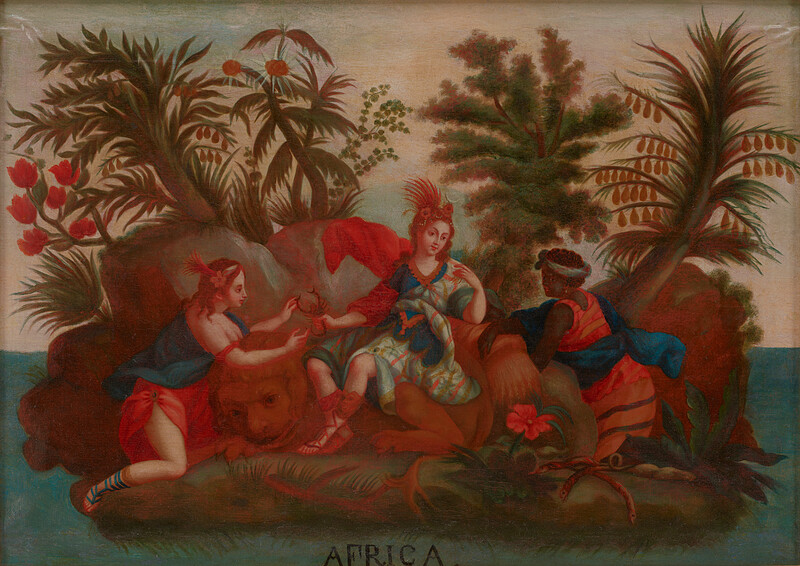 Africa, from Allegories of the Four Continents, Probably Mexico, 1779