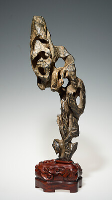 Scholar's rock [Thoughtfulness], 19th–20th century