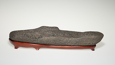 Feel with Your Eyes; Setagawa-ishi, Daiza (base) made by Sean Smith, 20th–21st century