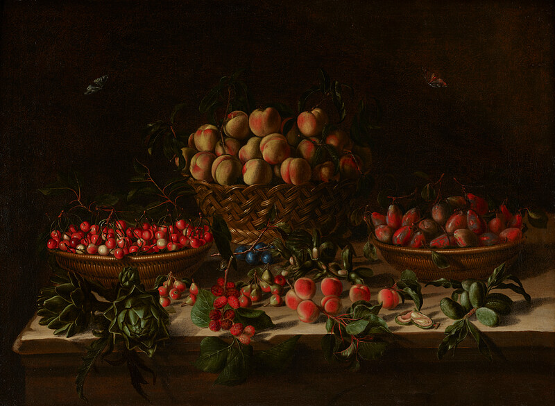 Still Life with Fruit: Allegory of Summer, Agostino Verrocchi, c. 1630