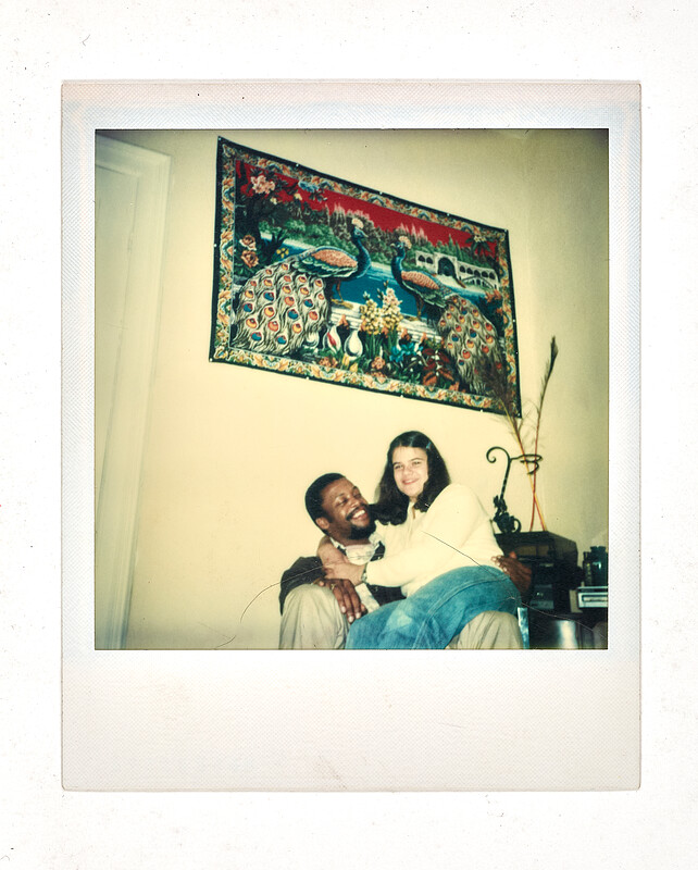 [Couple seated indoors], c. 1995