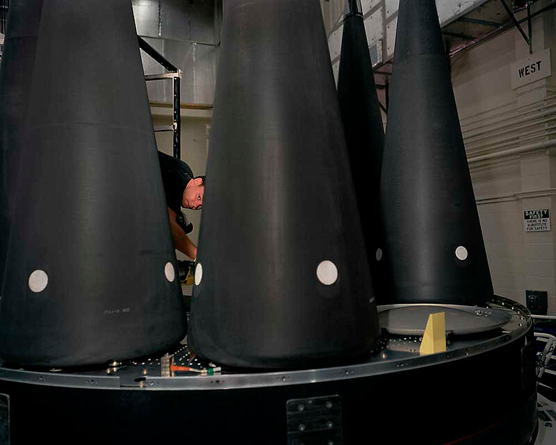 Peacekeeper missile test Reentry Vehicles (warheads), Vandenberg Air Force Base, California, Paul Shambroom, 1993