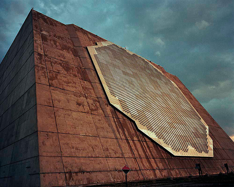 Perimeter Acquisition Radar Characterization System (PARCS) for missile warning, Cavalier, North Dakota, Paul Shambroom, 1995