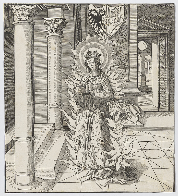 Saint Ricarda by Leonhard Beck