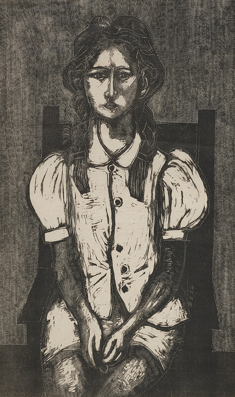 Seated Girl, Eric Austen Erickson, c. 1960